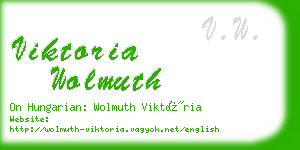 viktoria wolmuth business card